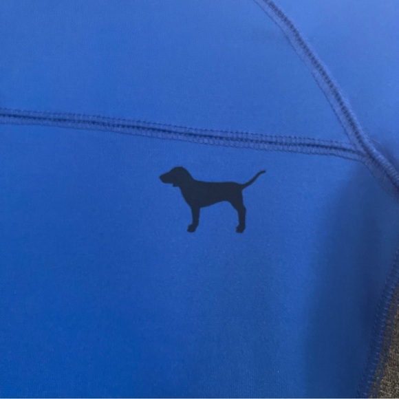 Victoria's Secret PINK "Ultimate" Blue 1/4 Zip Sweatshirt, Size Women XS - Picture 2 of 9